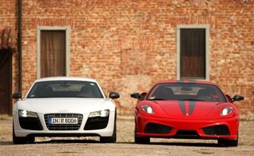 彗星撞地球 奧迪R8單挑法拉利Scuderia