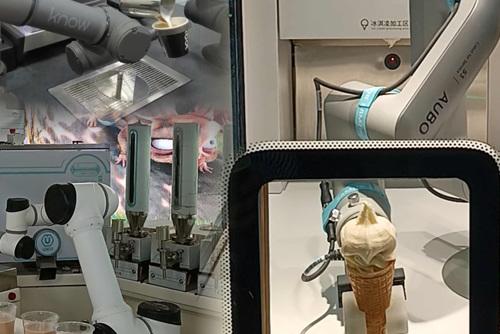 拉花咖啡、冰激凌、奶茶，它們做得水靈靈